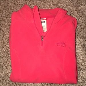 North Face pink pullover